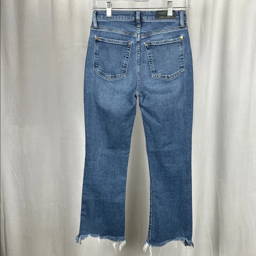 7 For‎ All Mankind High-Waist Slim Kick in Deep Soul.